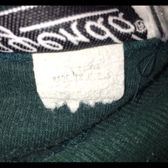 vintage agenda large green mock t long sleeve - Picture 6 of 6